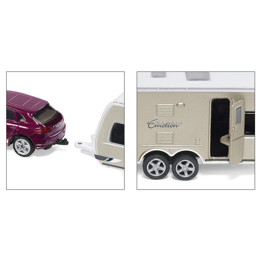 SIKU Легковой автомобиль Porsche Macan с караваном SK2542