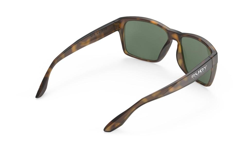 RUDYPROJECT Spinhawk Edge Demi Brown Matte Green Lens 60mm Sunglasses, Frame, Lens, SP900140-0000, Width