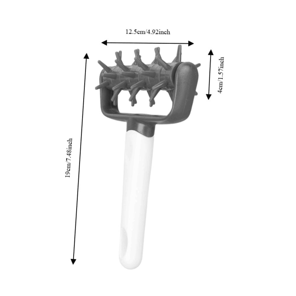 PP Dough Docker Roller Handheld Pizza Roller Spikes Dough Pricker Roller Home Kitchen Bakery