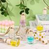30 Pcs 8 Ml Diamond Shape Hanging Car Air Freshener Diffuser Empty Clear Glass Essential Diffuser Diffuser Bottle Car Air Freshe