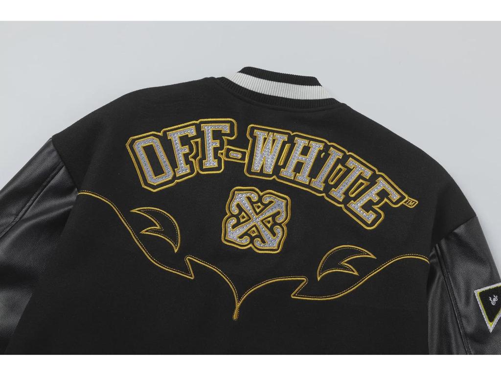 Бейсбольная куртка Hot Diamond Letter 2024 года унисекс – коллекция весна/осень