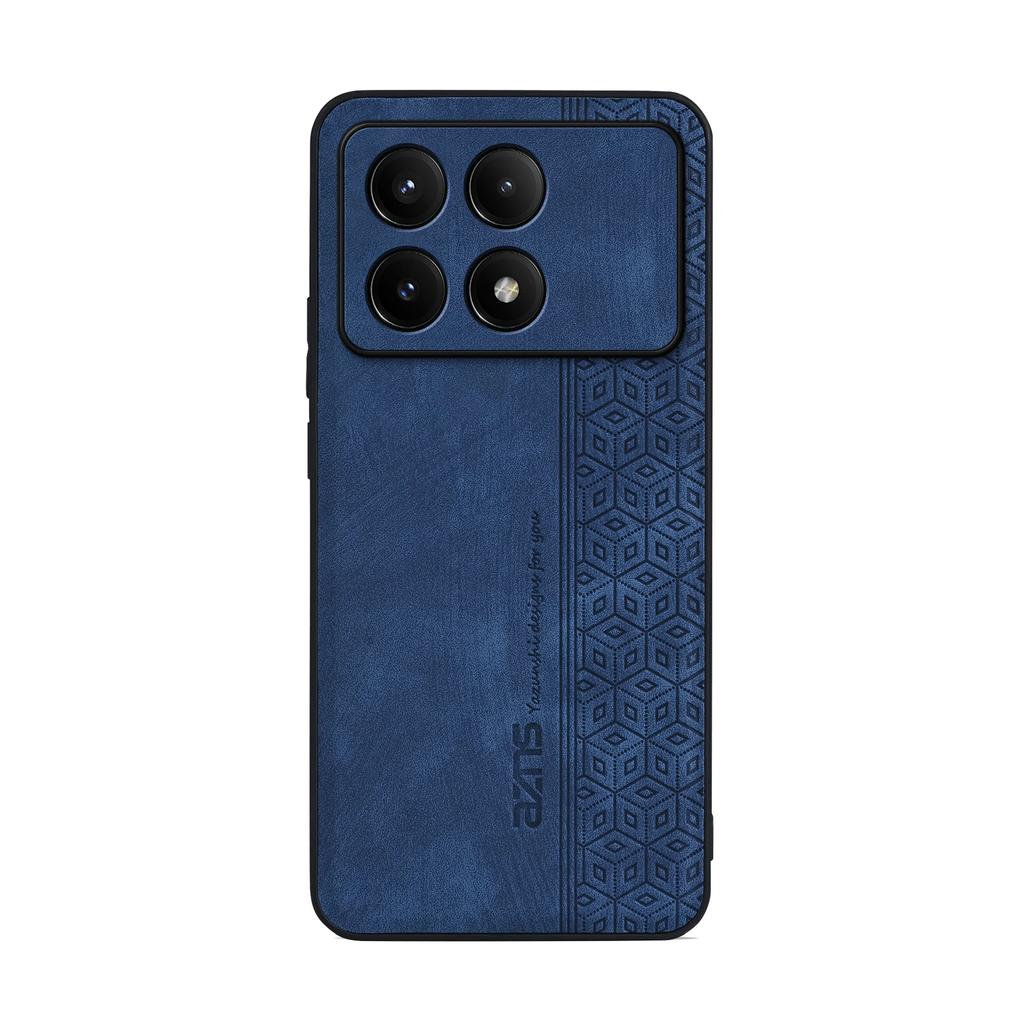 Для Xiaomi Poco F6 Pro 5G Задняя крышка Кожа на ощупь Противоударный кожаный чехол для телефона Для Poco F6 Pro 5G Coque Capa Бампер