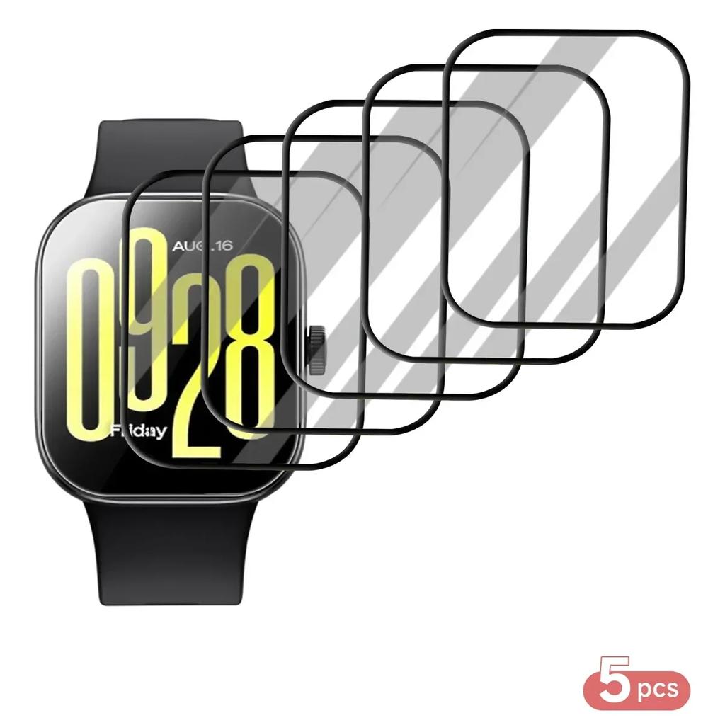 Композитная защитная пленка для Redmi Watch 5 Защитная пленка для изогнутого экрана для Redmi Watch5 Сверхвысокое разрешение Полная защита Аксессуары