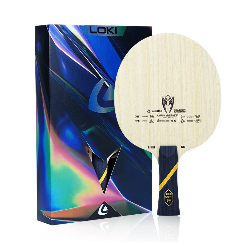 Loki K6 Blade Table Tennis Professional Pure Wood Bottom Table Tennis Racket Blade Ping Pong Blade