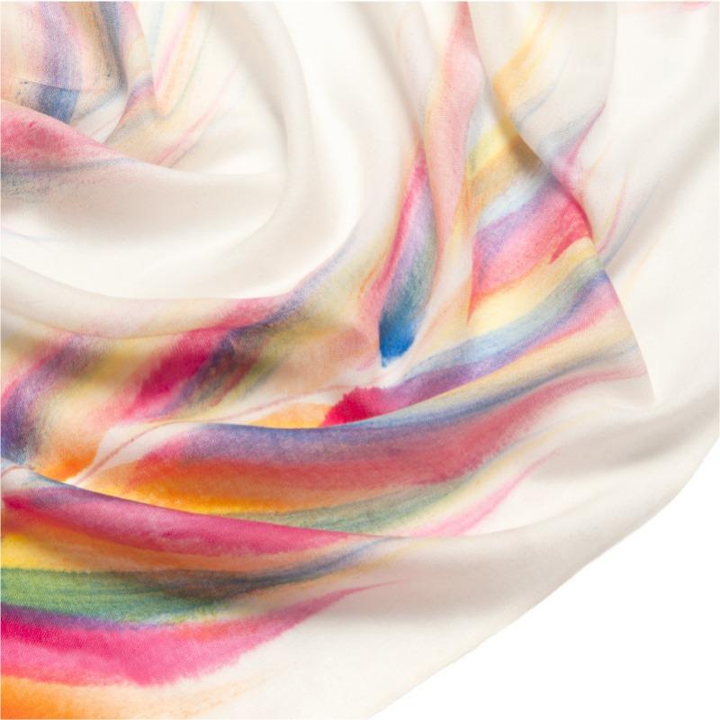 80 Twill Hand-painted Wool Scarves, Autumn and Winter Warm Shawls, Cashmere Scarves