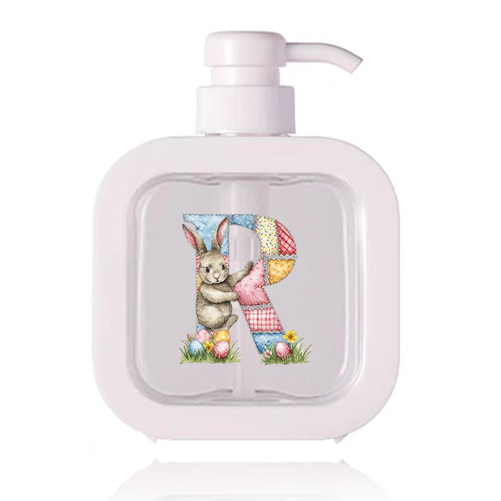500ml Refillable Lotion Pump Bottle Empty Plastic Dispenser Leakproof Portable for Body Lotion Hand Wash Shower Gel Office Gift