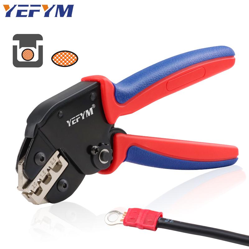 Инструмент для щипцов проводов, щипцы для изолированных клемм с храповым механизмом для проводов 23–13 AWG, доступны для изолированных нейлоновых разъемов и разъемов электрических проводов