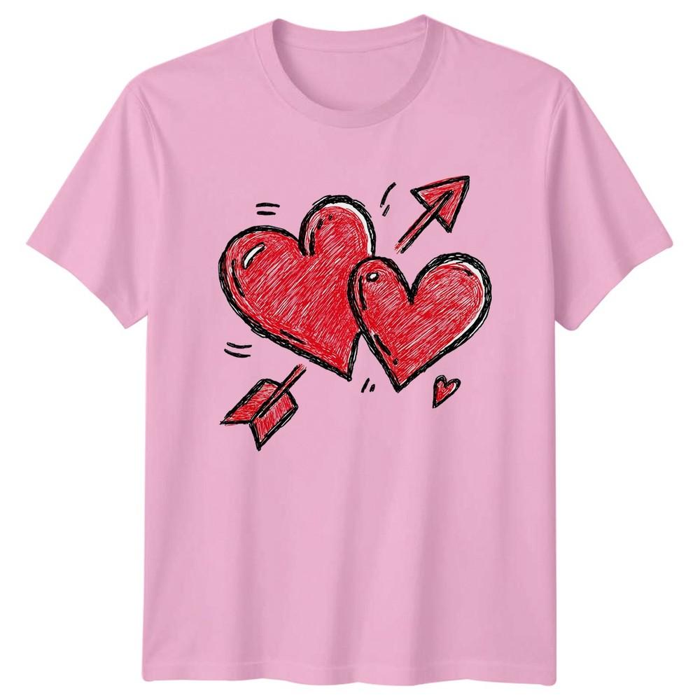 Two Hearts Beat As One TShirt Valentines Day Love