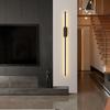 Black LED Wall Lamps for Corridor Aisle Indoor Long Strip Wall Lights Wall Sconce for Bedroom Living Room Interior Lighting