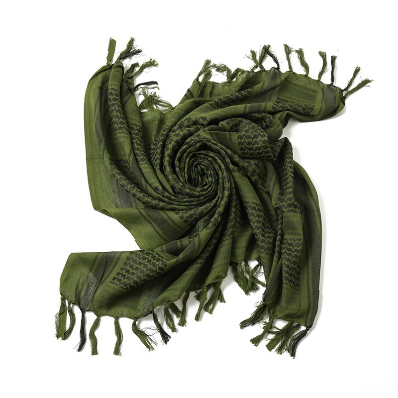 Fashion Shemagh Mens Square Outdoor Shawl Military Arab Tactical Desert Army Shemagh KeffIyeh Arafat Scarf Fashion
