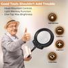 360°Flexible Gooseneck Magnifying Glass with Light 5X Lighted Desk Lamp Night Clip  Jewelry Making