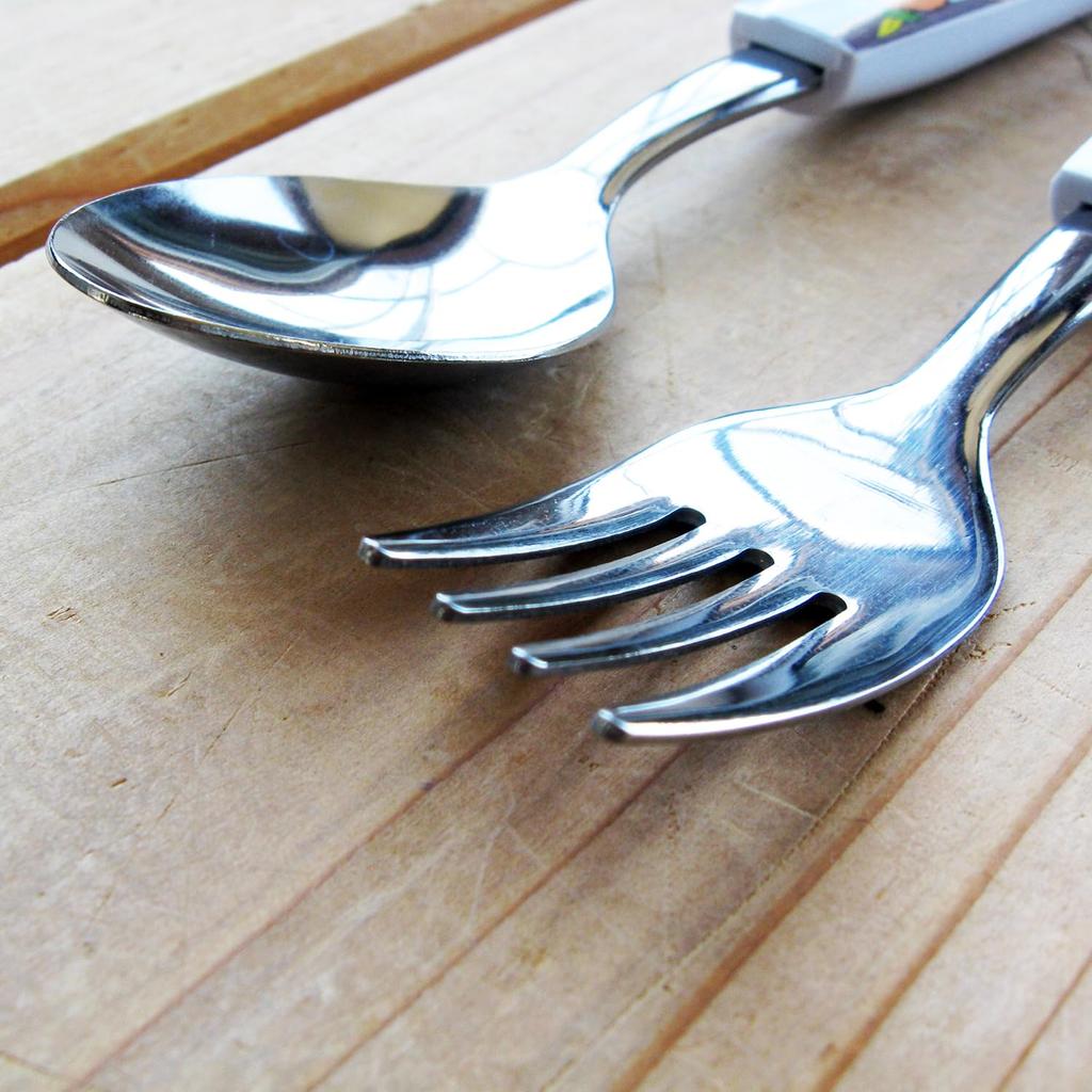 Nagao Spoon and Fork Ben Betty Dishwasher Made in Japan Children's Set, & Design, 13.8cm, Safe,