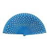 Flamenco Spanish Wood Folding Fan Dots Pattern Modern Classical Vintage Wood Hand Fan for Dance Perfornamnces Party top sale