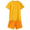 Kelme Boys' Soccer Uniform, Kids' T-Shirt and Pants Set, Soccer/Futsal Wear (Yellow, Size 160cm)