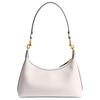 Coach Juliet 25 Logo Zip Closure Leather Shoulder Tote Bag Medium Women handbags Chalk CW640-B4HA