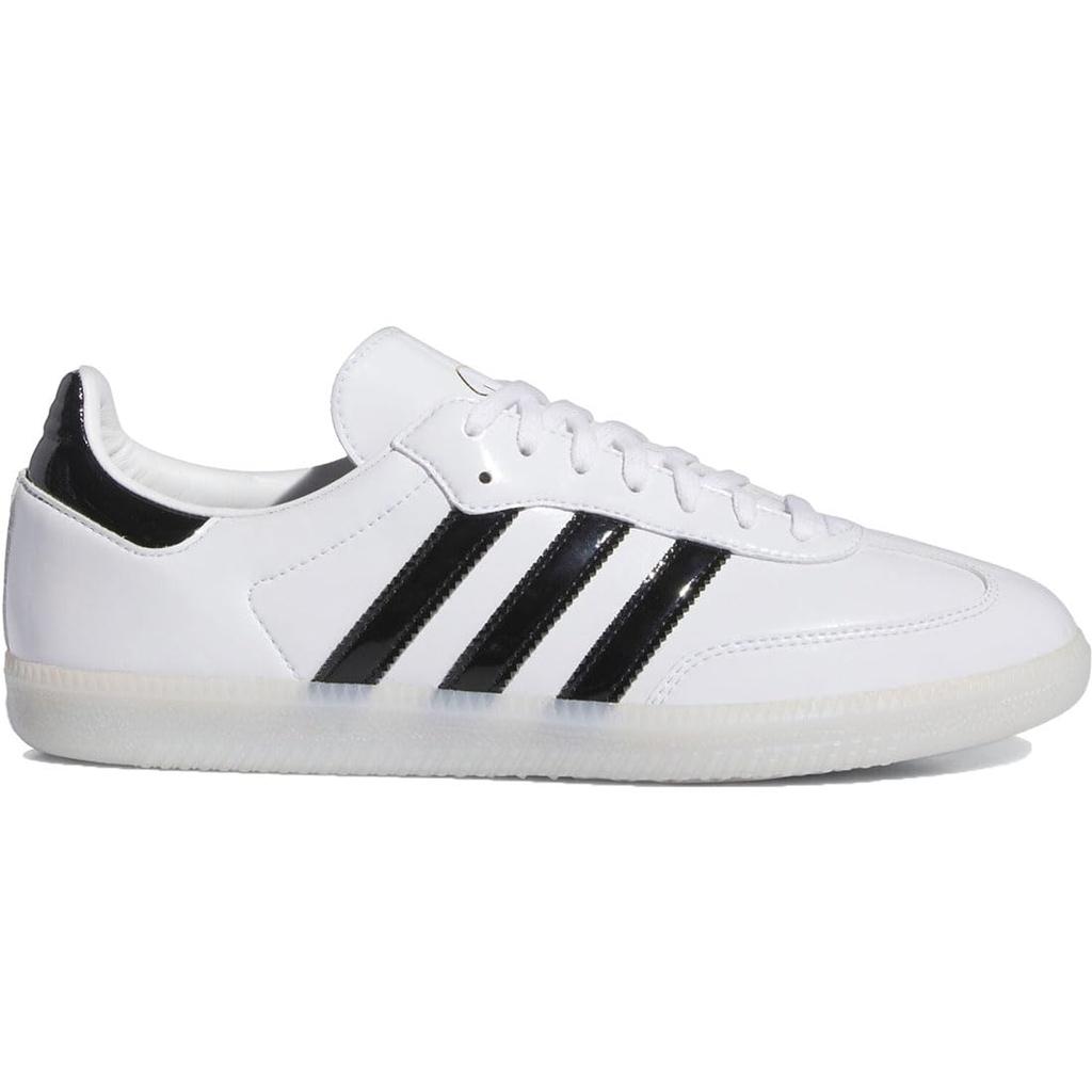 Adidas Dill Samba Patent Leather Size Japan Shoes, White/Core Black/Gold Metallic, IE5158, 26.0cm,
