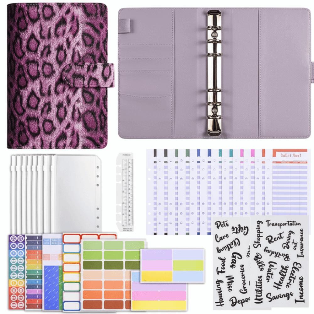 Цветная сумка-хранилище для блокнота, конверт для экономии денег из ПУ, мягкая папка-планировщик бюджета, планировщик бюджета