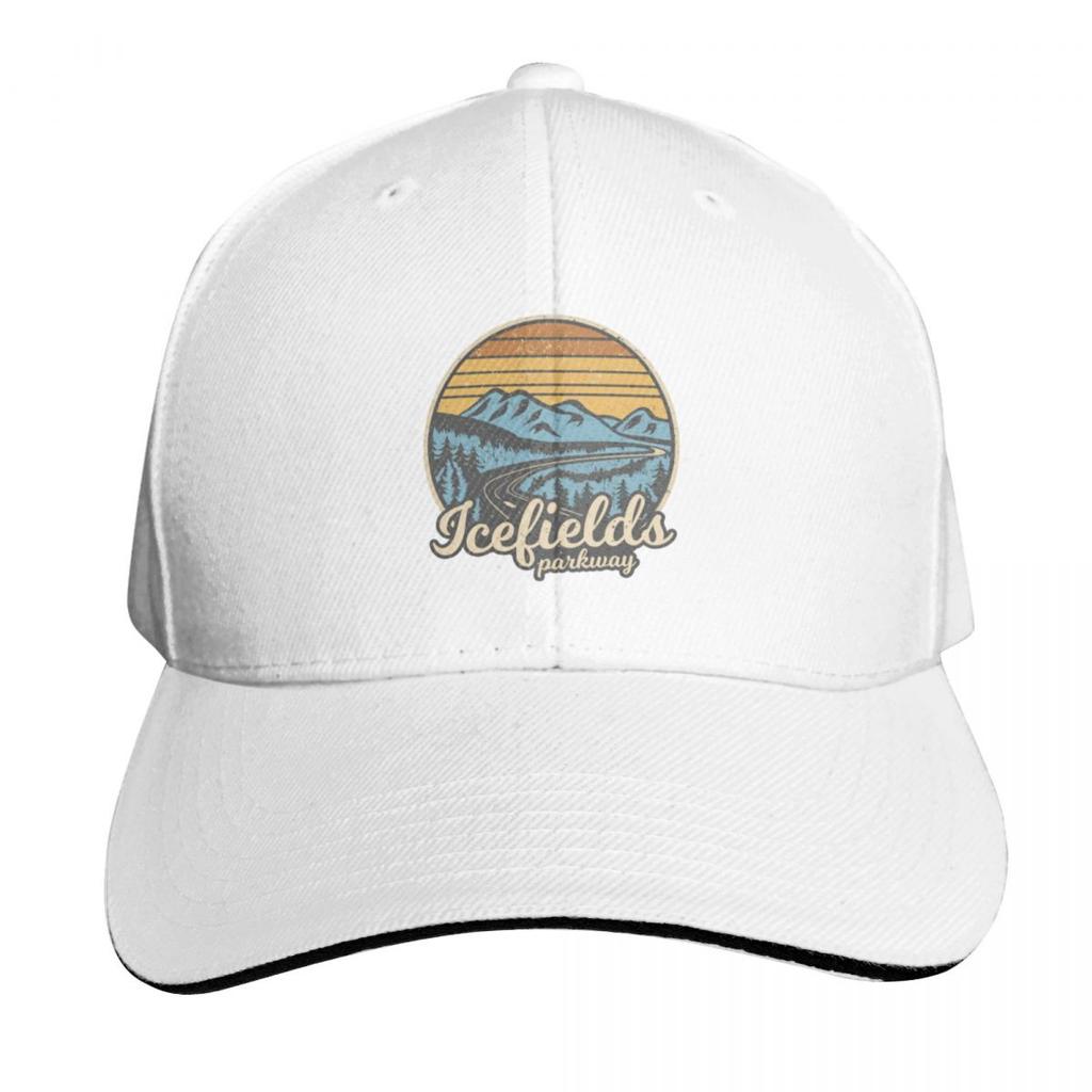 Icefields Parkway Alberta Canada Retro Baseball Cap custom caps Designer Hat Hat Unisex Winter hat Luxury Women Unisexs