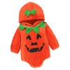 Long Sleeve Children's Halloween Costume Ins Demon Pumpkin Jumpsuit European Style Cross-border Supply Festival Clothing