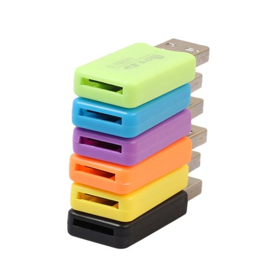 Mini Portable USB 2.0 High Speed Micro SD TF T-Flash Memory Card Reader Adapter