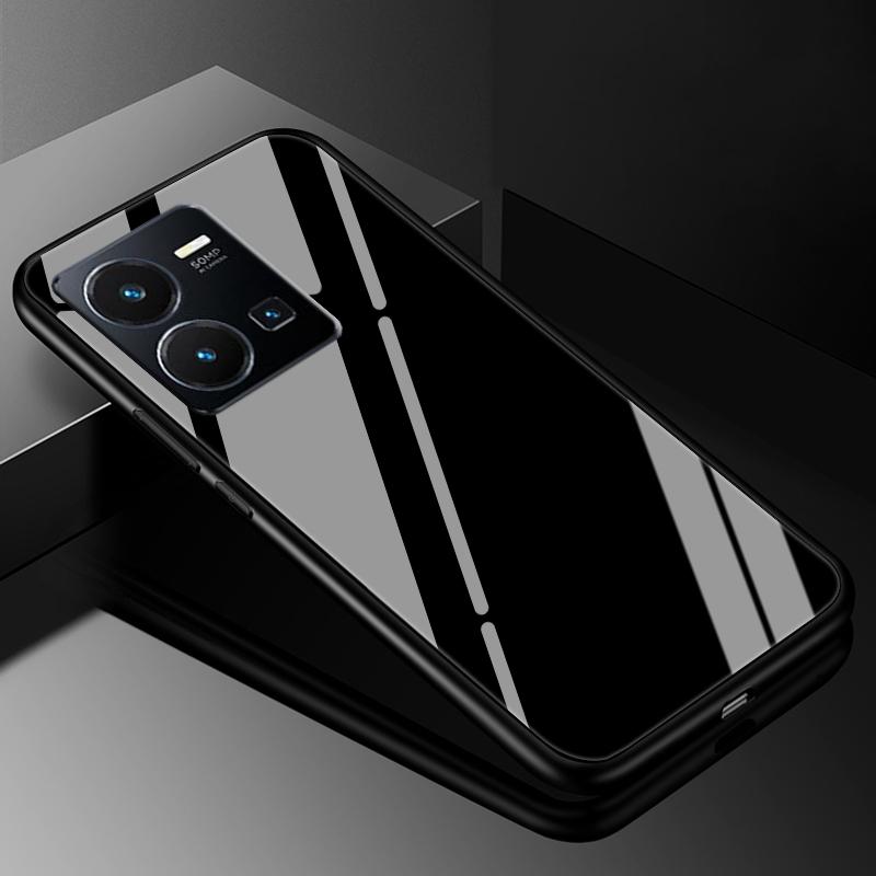 Чехол-крышка для VIVO Y35 2022, Чехлы из закаленного стекла для Vivo V21 5G 4G V21E Y11S Y12S Y20S V20 SE Y03 V2022 V2023, Жесткий задний бампер