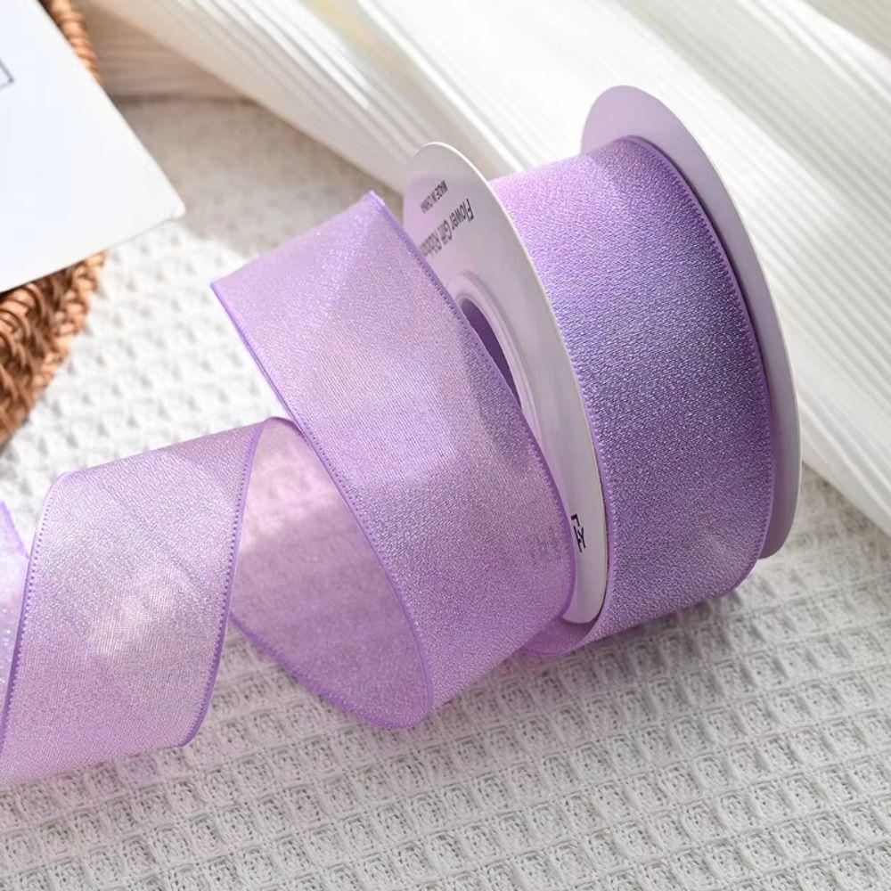 Crafts Bow 4cm Shiny Silk Ribbons 40mm 10 Yards Silk Satin Ribbons  for Decorating Weddings