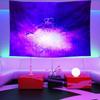 UV Fluorescent Tapestry Starry Sky Print Wall Hanging Art Home Decor