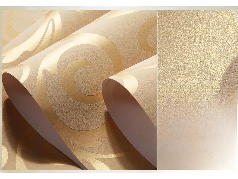 3D обои Acanthus Leaf Silver — нетканый дизайн для спальни, гостиной и ТВ-дивана