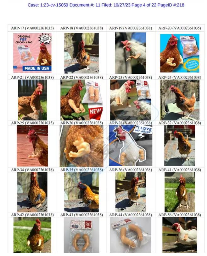 Игрушка-пранк для питомца «Мышцы динозавра» - Хэллоуин, куриная рука, кляп, подвеска