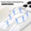 Прозрачный чехол MagSafe для iPhone 17 Pro/Pro Max - Не желтеющий и гальванизированный
