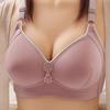 Cross-Border Smooth Push-Up Bra: Non-Magnetic, 3-Row Buckle Design for Middle-Aged & Elderly Moms