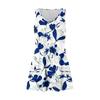 Women's Casual Sundress With Pockets Summer Boho Beach Dress Floral Blouses For Women T-Shirts Dress V Neck Loose Tank Dresses