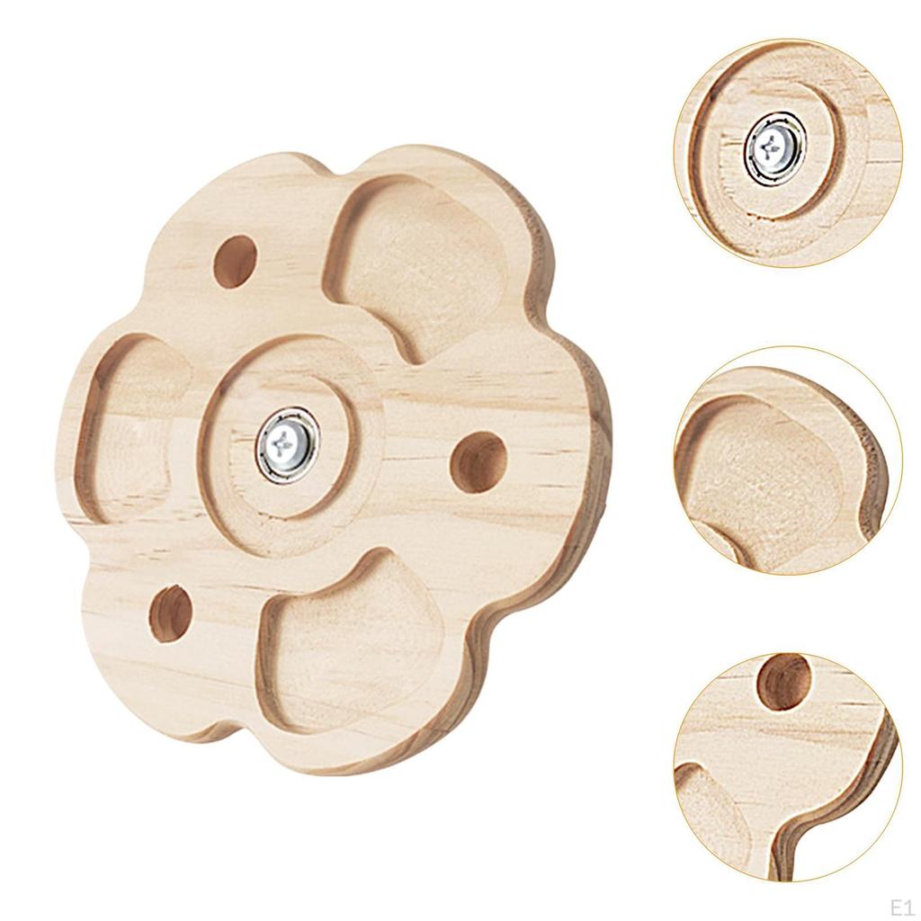 Chinchilla Molar Toy Cage Accessories Rotating Tooth Cleaning Interactive Hamster Chew Small Pet