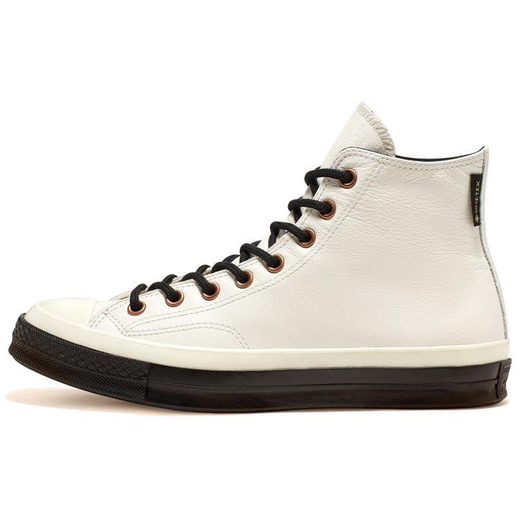 Converse Водонепроницаемые кожаные кеды Chuck 1970-х High Top 'Белый Черный' 165924C