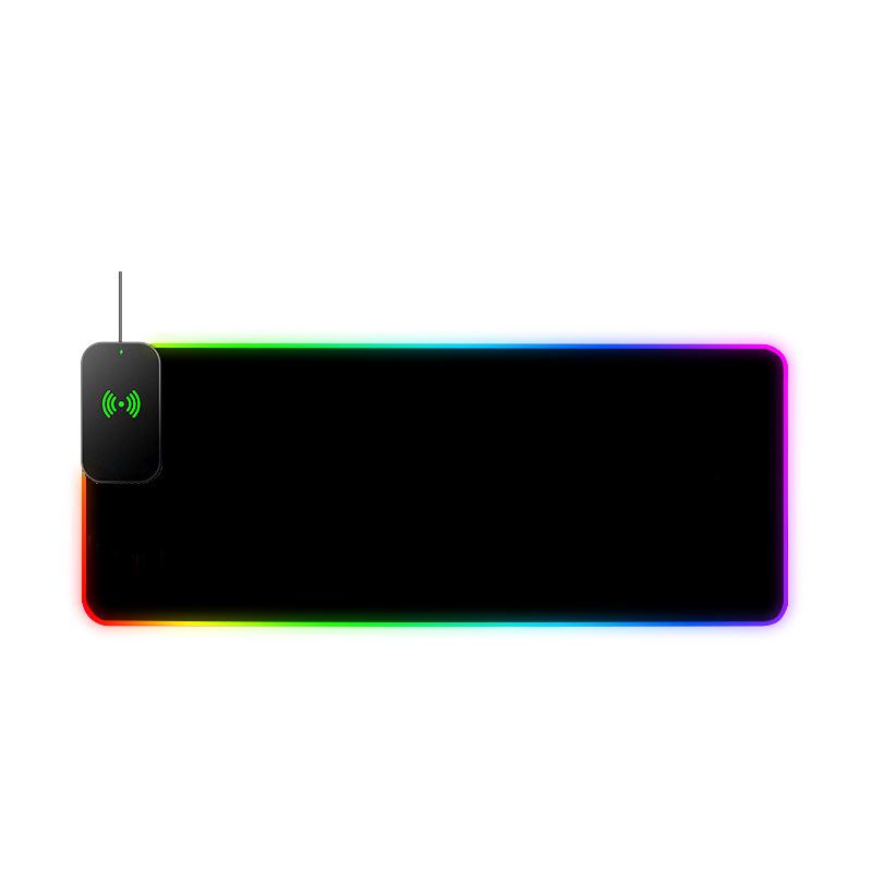 Anime Luminous Wireless Charging Mouse Pad - Large Gaming & Office Desk Mat