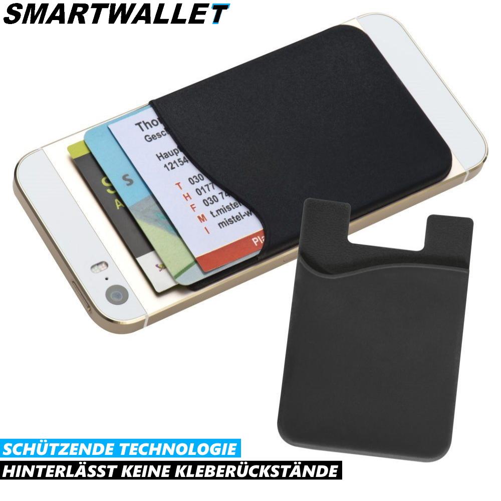 SMARTWALLET Удобный держатель для карт Кредитная карта Смартфон EC-карта Чехол-футляр Отделение
