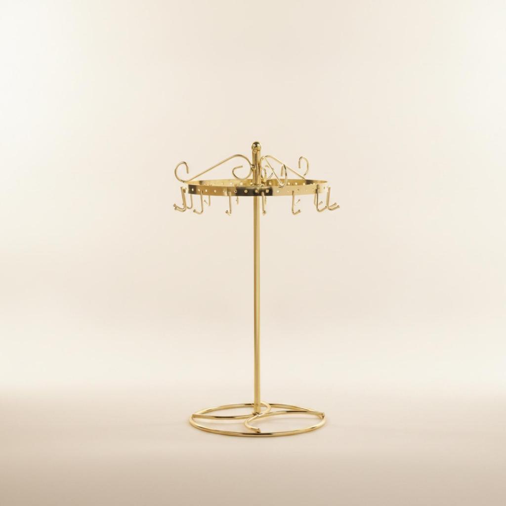 Rotating Necklace Holder Multi-Functional Jewelry Stand Easy to Install