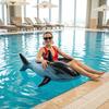 Надувная акула Плот для пляжа Бассейна Вечеринки Плавания Водные Игры Веселые Спорт Надувная Игрушка Праздничный Отпуск Подарок Для Дома На Улице