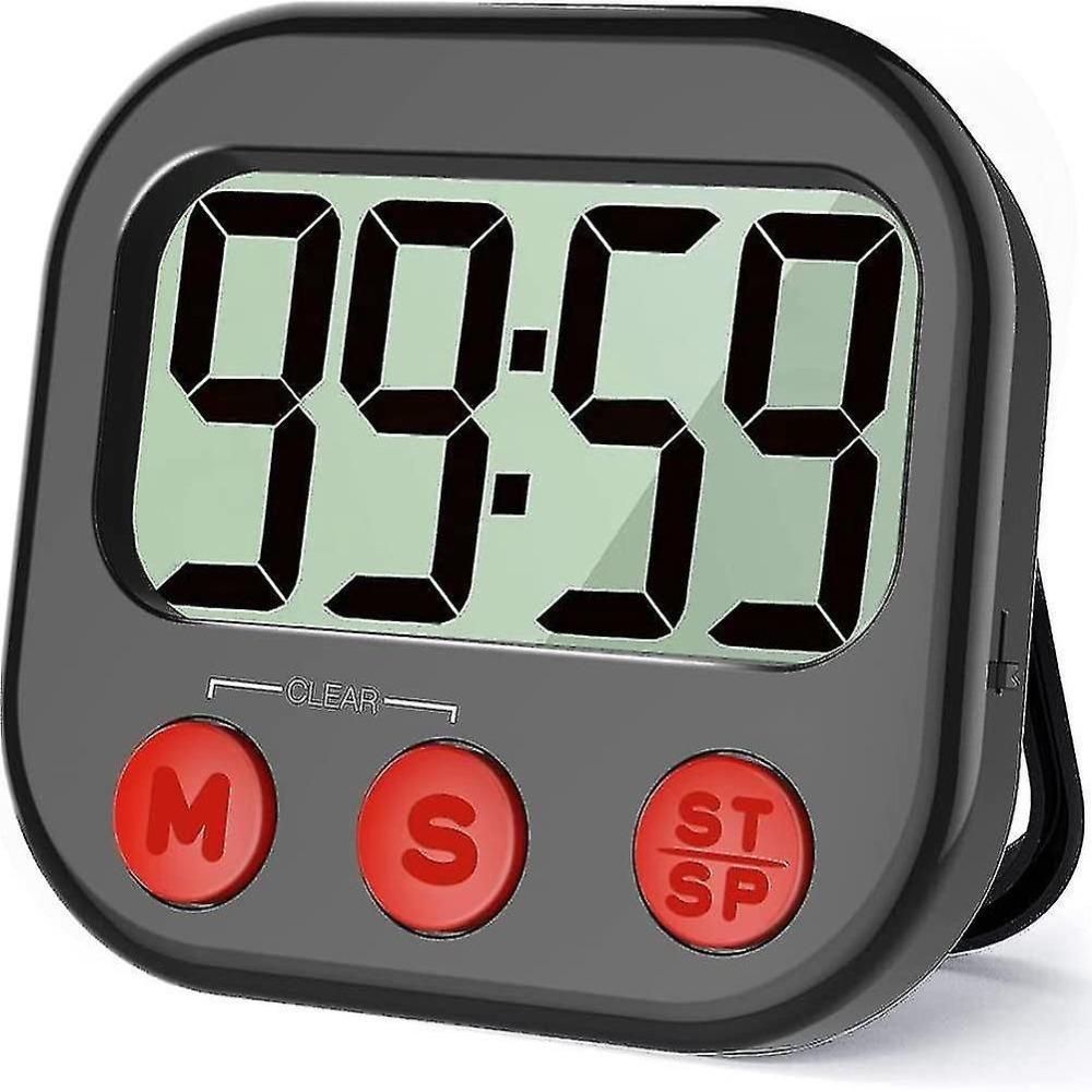 Stopwatch Visual Countdown Timer LCD Screen Alarm Clock Home Office Study Tool