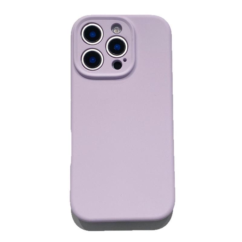 Силиконовый чехол для iPhone 16 Pro Max - Однотонный, Точные вырезы, Встроенные кнопки, Простая защита