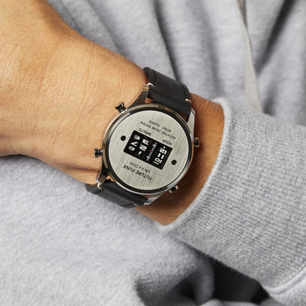 Наручные часы FUTURE FUNK KF302-SV-BK Серебристый Черный