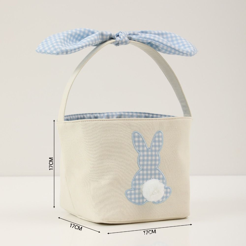 Large capacity Rabbit Basket With handle Easter Egg Basket Easter Bunny Basket Easter decorations
