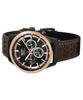 Westar Мужские часы Activ Chronograph с кожаным ремешком и черным циферблатом 90265BPN603 100M