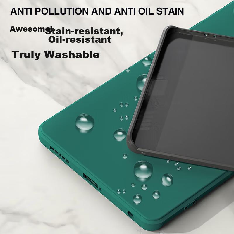 Phone Case for OPPO K10X, with Full Lens Protection, Upgraded Frosted Anti-Drop Design, Ultra-Thin Silicone Simple And Stylish - Midnight Black