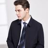 [Classic Business] Simple Collar Zipper Men's Jacket Spring and Autumn Executive Style Commuter Windproof Coat
