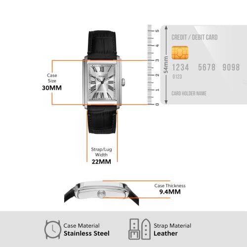 Fossil CARRAWAY FS6078 Men's Watch, Black