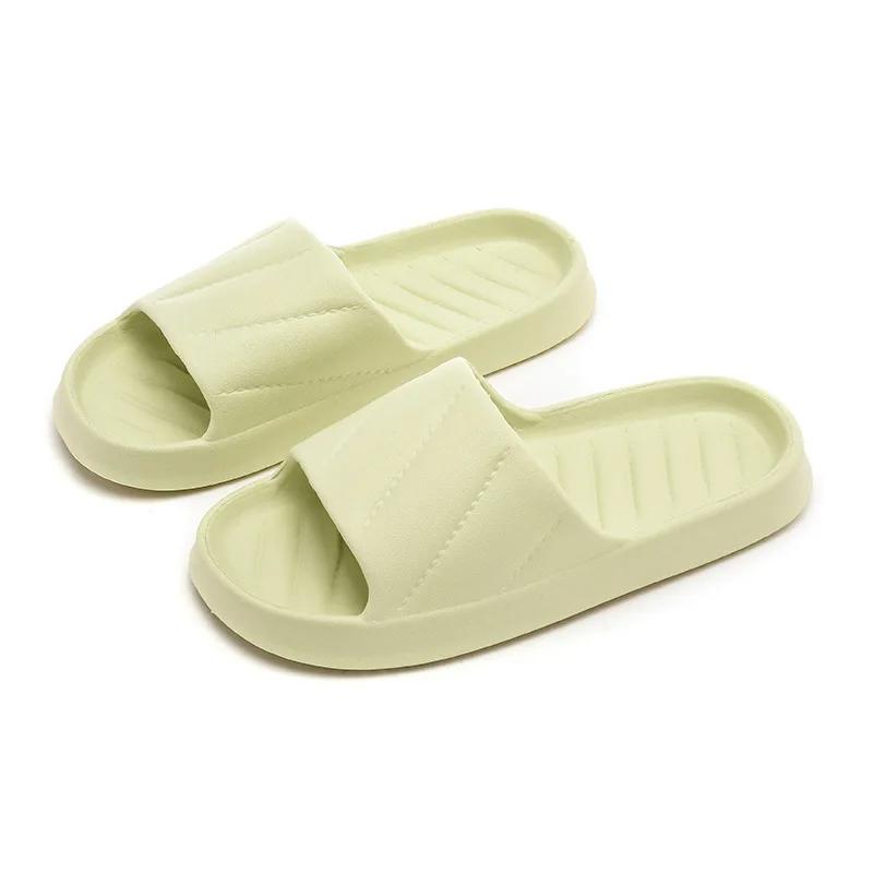 Fashion Shoes for Women Indoor Non-slip Slippers Men Couple Home Slides EVA Soft Sole Light Weight Summer Leisure Shoes Slippers Women