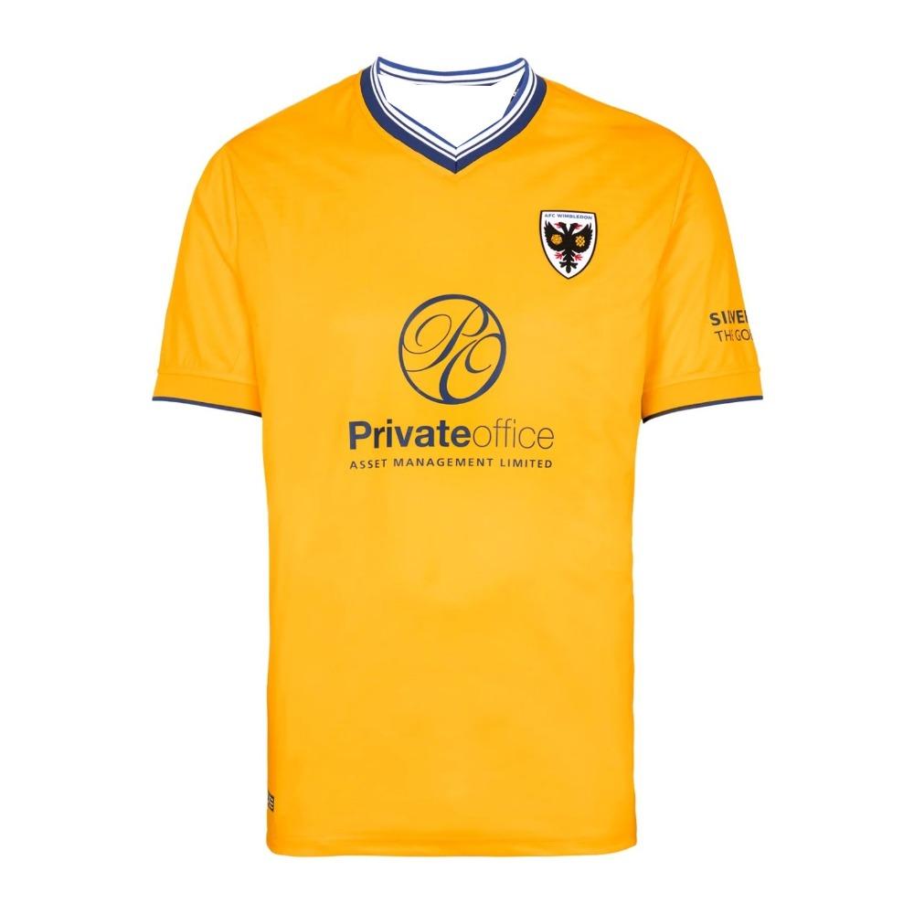 Лето 2026 Новое поступление Футбольная футболка AFC Wimbledon Выездная Мужская Подходит для Повседневной Носки и Тренировок