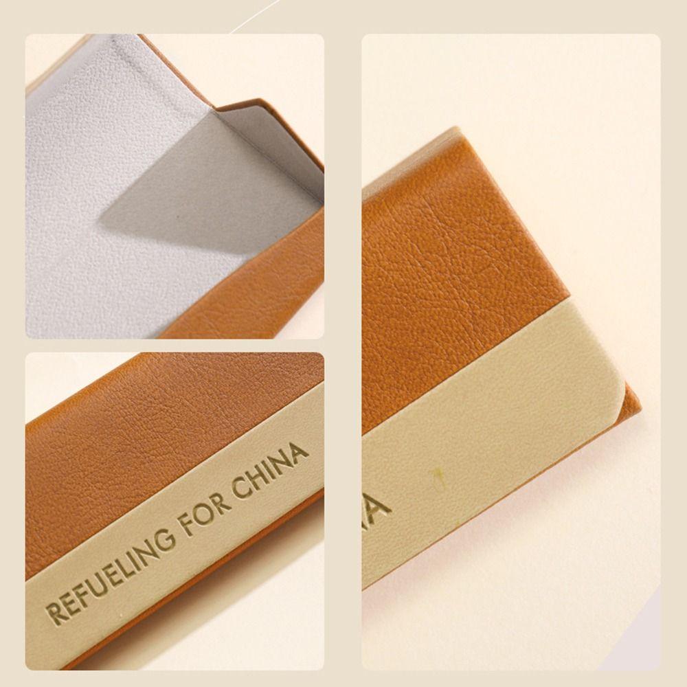 Portable Eyeglasses Container Magnetic Buckle Glasses Protective Box Protective Shell