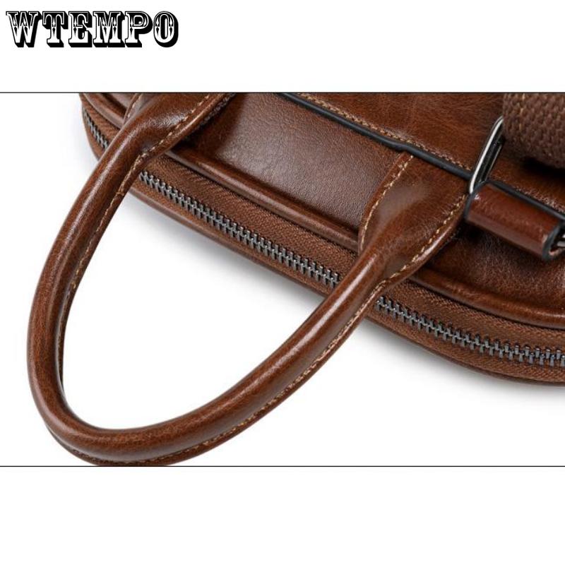 WTEMPO Женская мода для отдыха в стиле ретро, кожаный рюкзак из коровьей кожи с маслом и воском